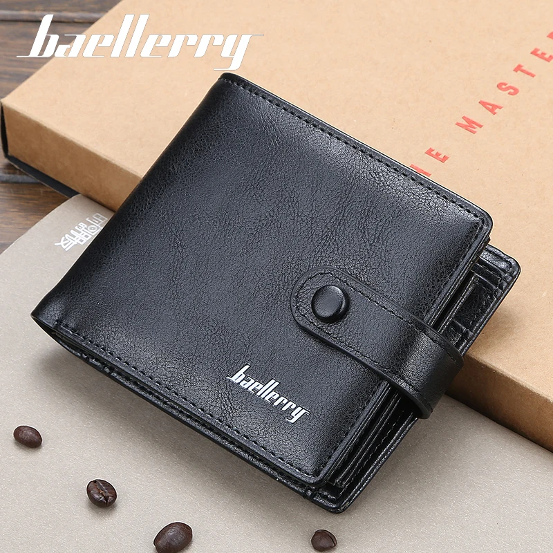 

Quality Guarantee Men Wallet With Coin Pocket New Multi-card Vintage Short Male Card Purse For Male Leather Money Bag