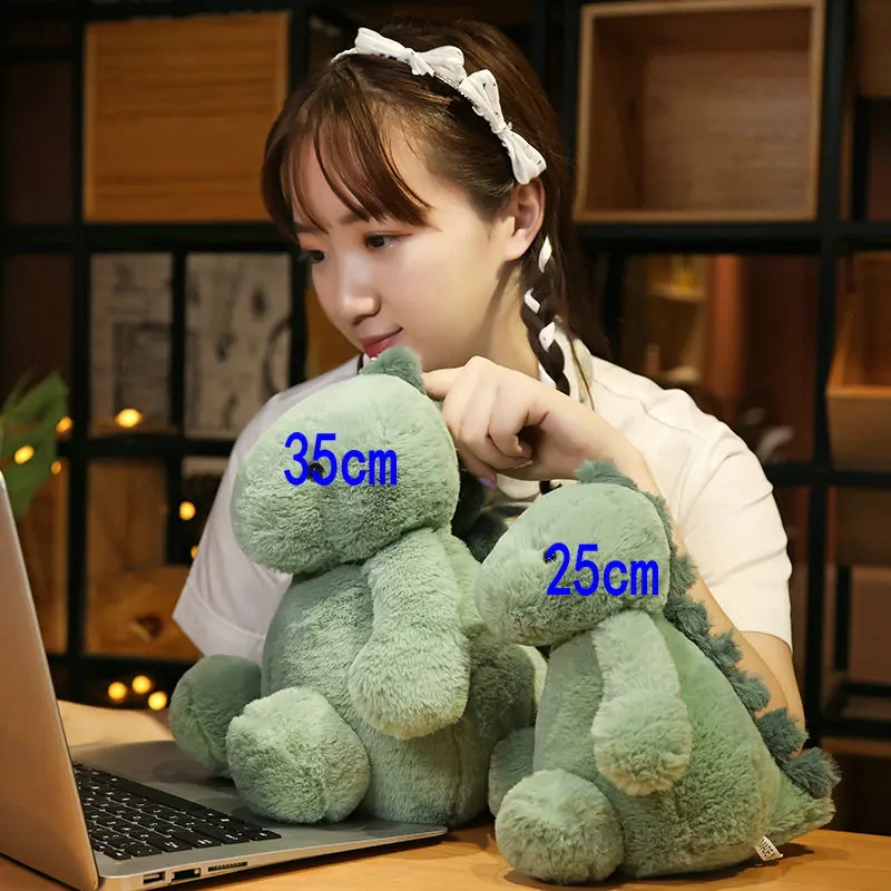 25/35cm Cute Animals Plush Toys Lovely Monkey Penguin Dinosaur Koala Rabbit Plushie Dolls Comfortable Pillow