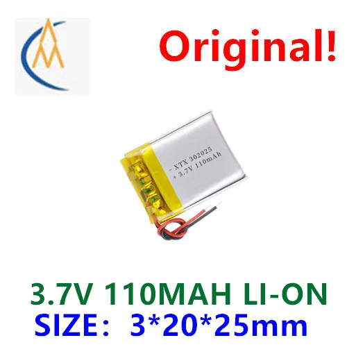 buy buy more will cheap Direct supply 302025 polymer lithium battery 110mah 3.7V mouse keyboard smart Watch Bracelet lithium battery - Aliexpress Deal