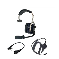 SZSAFEWAY-One Side Walkie Talkie Headphone, Headset for KENWOOD Two Way Radio, BAOFENG UV-5R, BF-888s, 888, 777, 666S, 777S