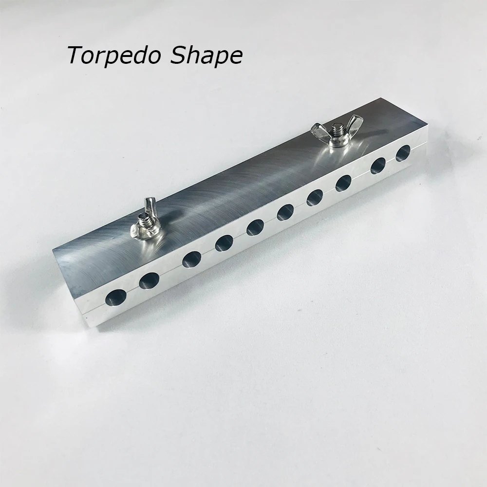 Homemade Reusable Aluminum Suppository Mold,Torpedo-shaped Suppository Mold， 10 CAVITY Teaching And Research Lab Clinic Special