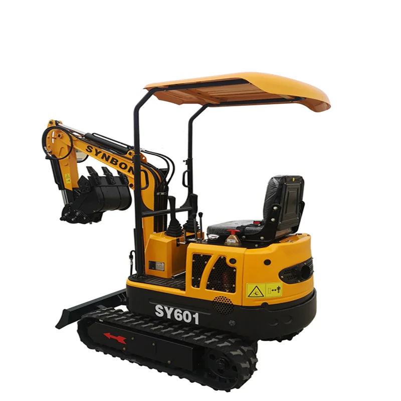 SYNBON ขนาดเล็กขุดสวน Farmland 2021ออกแบบใหม่ Mini Excavator