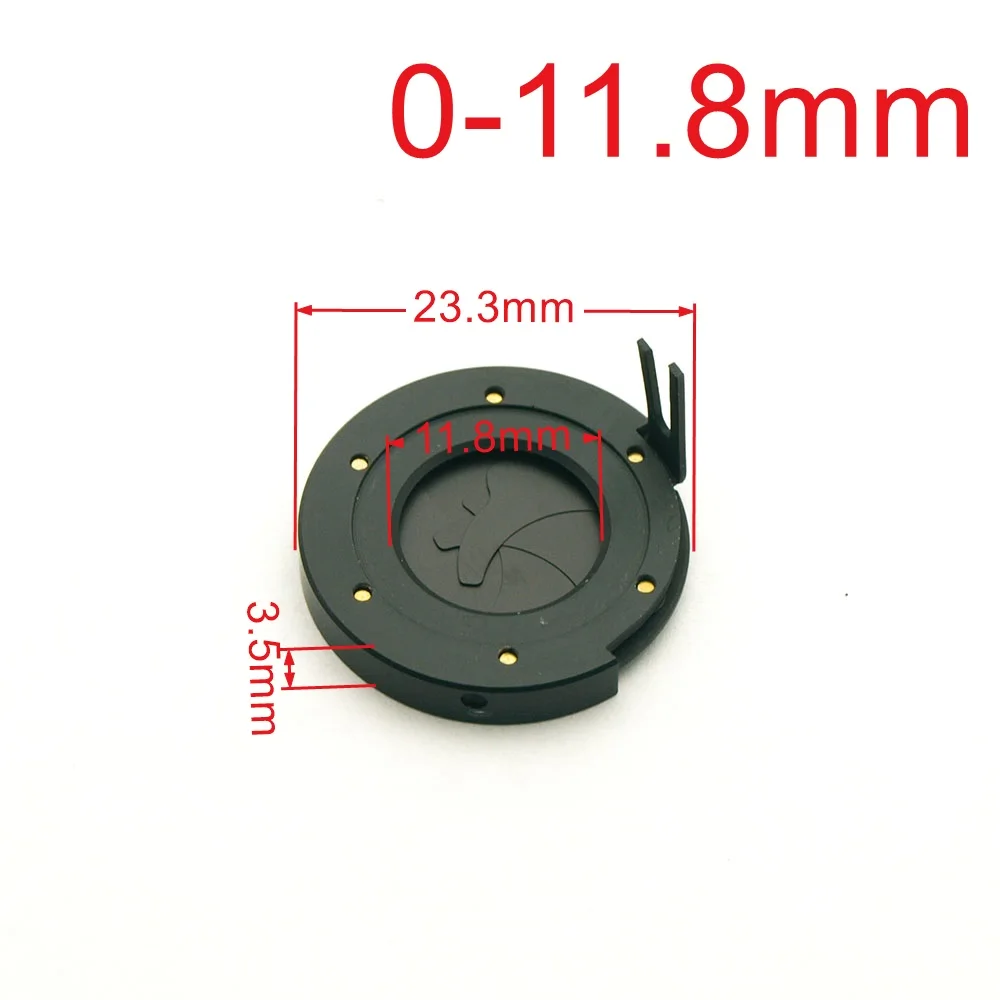 Amplifying Diameter 0-50mm Zoom Optical Iris Diaphragm Aperture Condenser  For Digital Camera Microscope Adapter