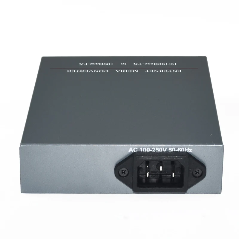 1pc HTB-1100S-2KM Optical Media Converter 10/100Mbps RJ45 Multi-Mode Duplex Fiber SC port Converter Internal Power Supply