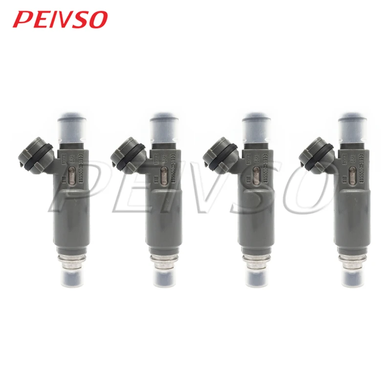 PEIVSO 4pcs 195500-3110 1955003110 Z599-13-250 Fuel Injector For Mazda Protege 1.6L 1999~2003 Protege 1.5L 1997~1998