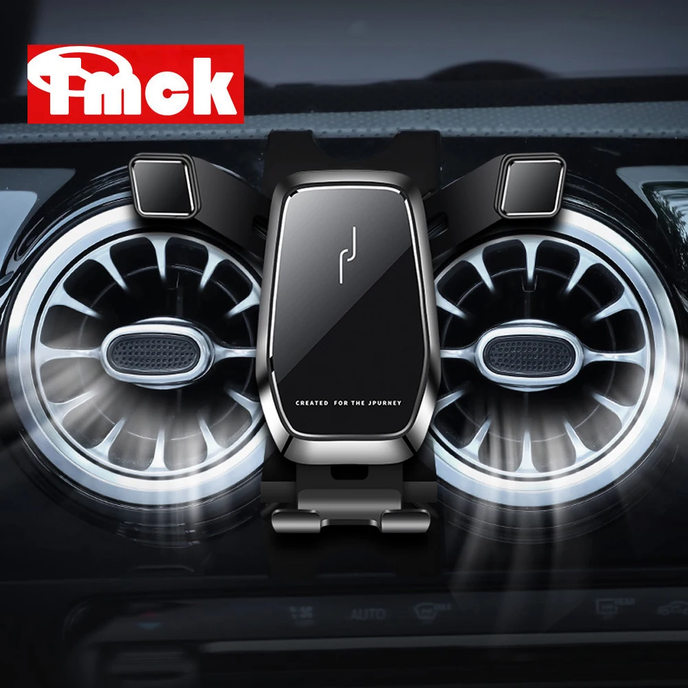 

For Mercedes Benz B GLA Class W247 H247 AMG GLA35 2020 2021+ Car Mobile Phone Holder Central Control Air Vent Snap Bracket Stand