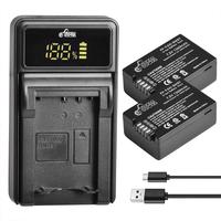 1360mAh Battery DMW-BMB9 DMW-BMB9E DMW BMB9 OR LED Charger for Panasonic Lumix DMC FZ40K FZ45K FZ47K FZ48K FZ60 FZ70 FZ100 FZ150