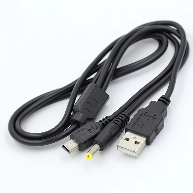 2 Trong 1 Dữ Liệu USB Sạc Cáp Cho Máy PSP 1000 / 2000 /3000 Playstation Di Động Sony Video trò Chơi