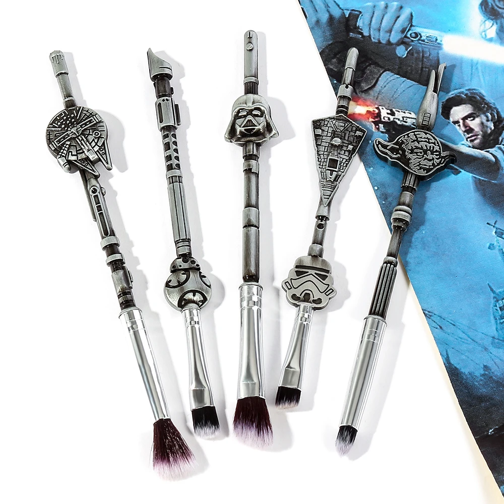 Disney Newest Cool Movie Series Star Wars Makeup Brushes Set Pro Cosmetics Spaceship Eye Shadow Brushes Warships Model Gifts