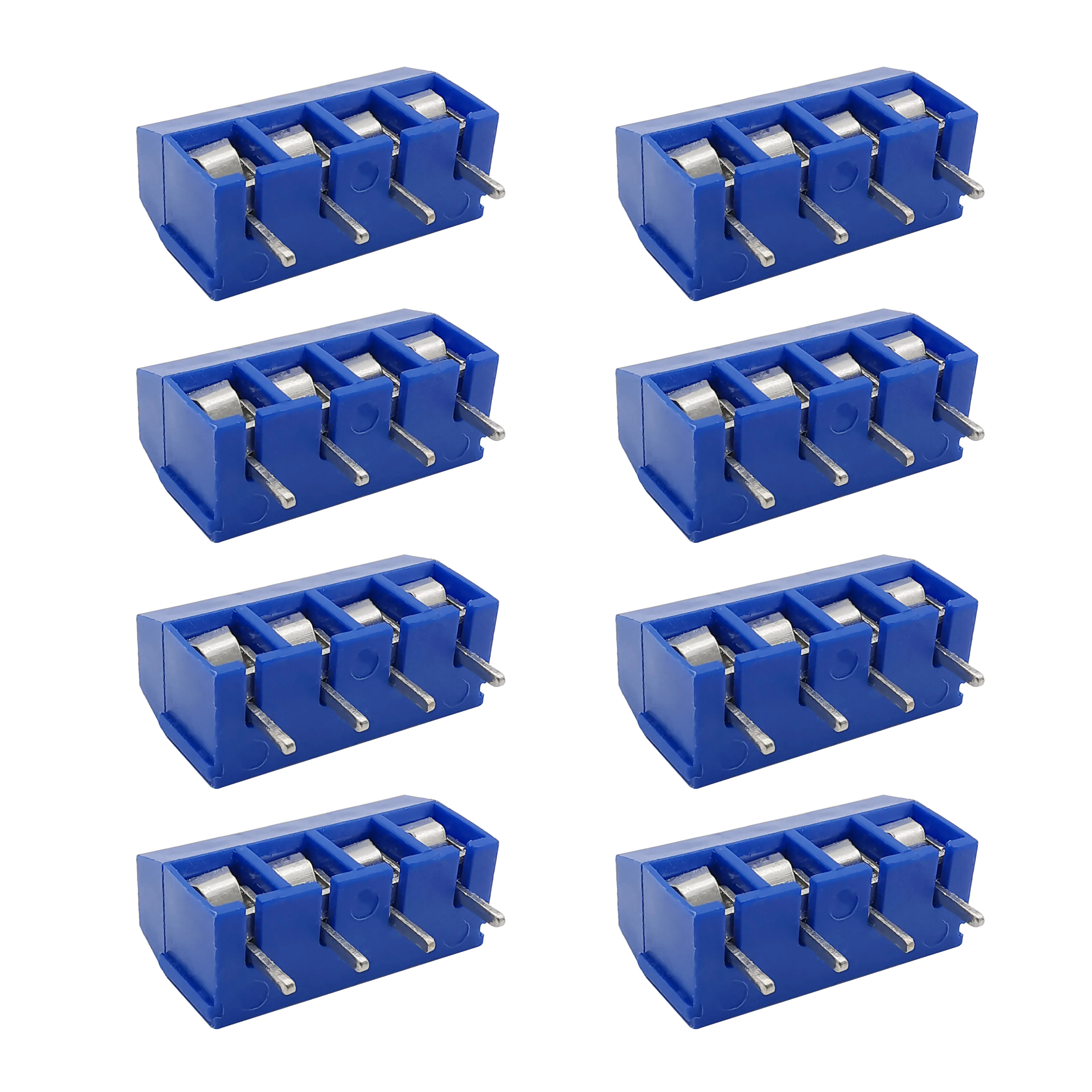 

20Pcs/Lot KF301-4P KF301-5.0-4P KF301 Screw 4Pin 5.0mm Blue Straight Pin PCB Screw Terminal Block Connector