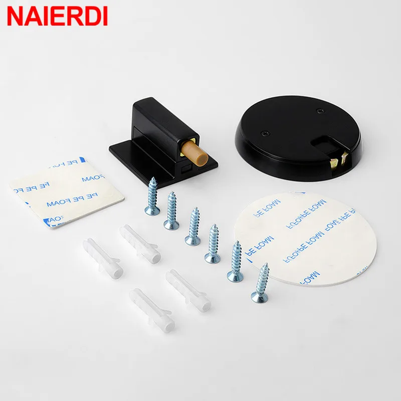 NAIERDI Adjustable Door Stopper Windproof Mechanical Self-Locking Door Stop Heavy Duty Zinc Alloy Door Holder Catch Hardware - Image 6