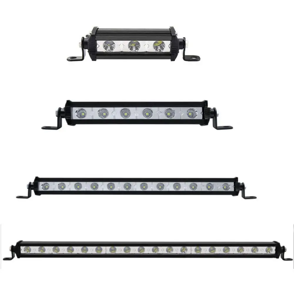 

ULTRA THIN 4-20INCH LED WORK LIGHT BAR OFF ROAD 12V 24V CAR BOAT WAGON 4WD SUV TRAILER TRUCK AUXILIARY SPOT DRIVING HEADLIGHT