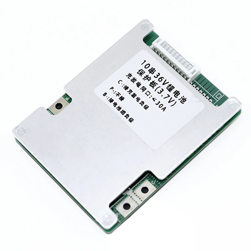 10S 36 فولت 30A بطارية ليثيوم BMS 3.7 فولت نفس ميناء تهمة والتفريغ التوازن PCM ل 36 فولت 15Ah 20-30ah ebike بطارية ليثيوم أيون حزمة