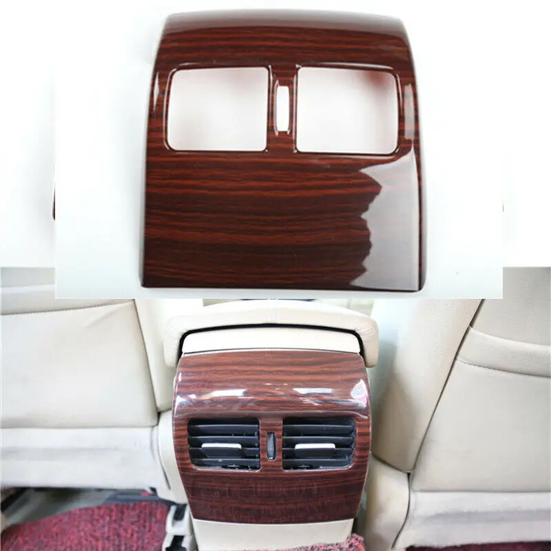 FOR Honda Accord 2008-2012 Crosstour red Wood grain inner rear air outlet vent cover trim