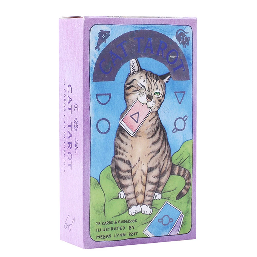 Jeu de société de tarot en forme de chat, jouet pour oracle, carte de prédiction, poker, prophète, cadeau