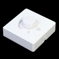 Ceiling Fan Adjustment Stepless Speed Controller Wall Switch 220V 10A Ceiling Fan Speed Control Switch Home Accessory