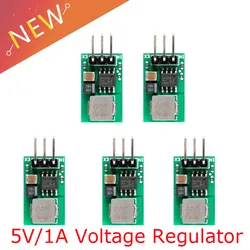 Regulador de voltaje 5 piezas 5V/1A, reemplazo TO-220 Lm7805 7805 5V, entrada positiva 5,5-32v a 5v1a, módulo Buck