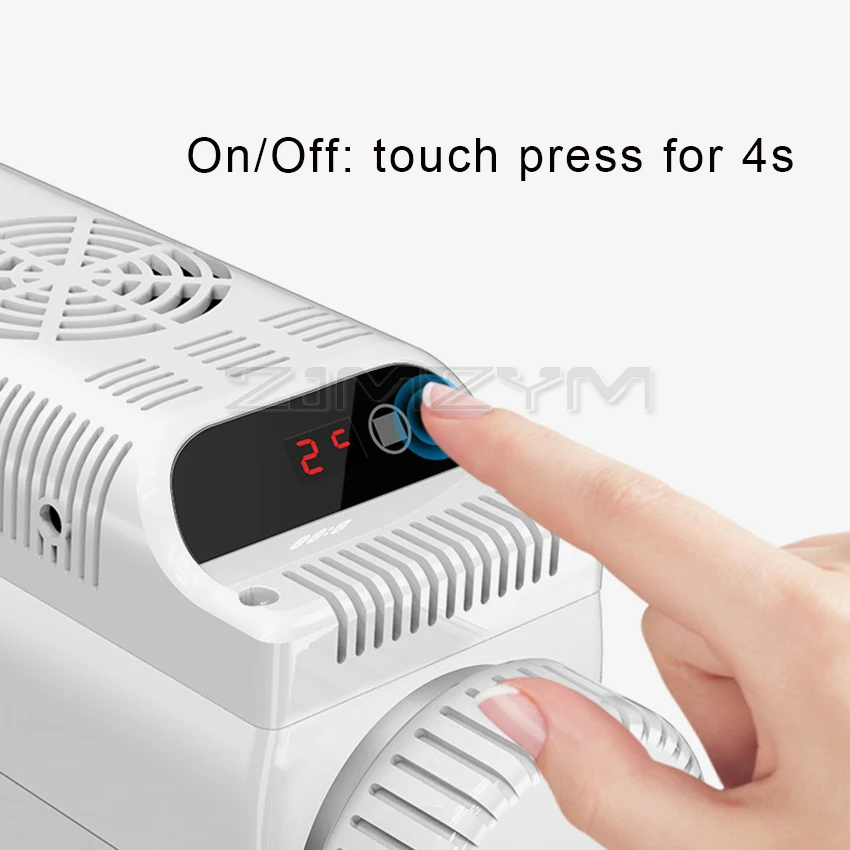 سيارة الثلاجة 2-8 ℃المحمولة الأنسولين تخزين حقيبة للحفاظ على البرودة المبردة صندوق في الهواء الطلق ثلاجة صغيرة الطب صندوق الجليد شاشة ديجيتا...