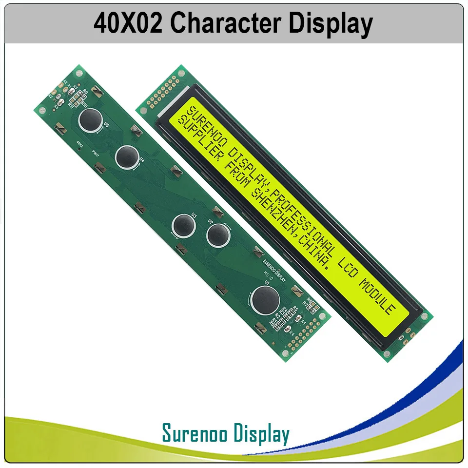 402 40X2 4002 Russian Japanese English Character LCD Module Display Screen LCM Yellow Green Blue with LED Backlight