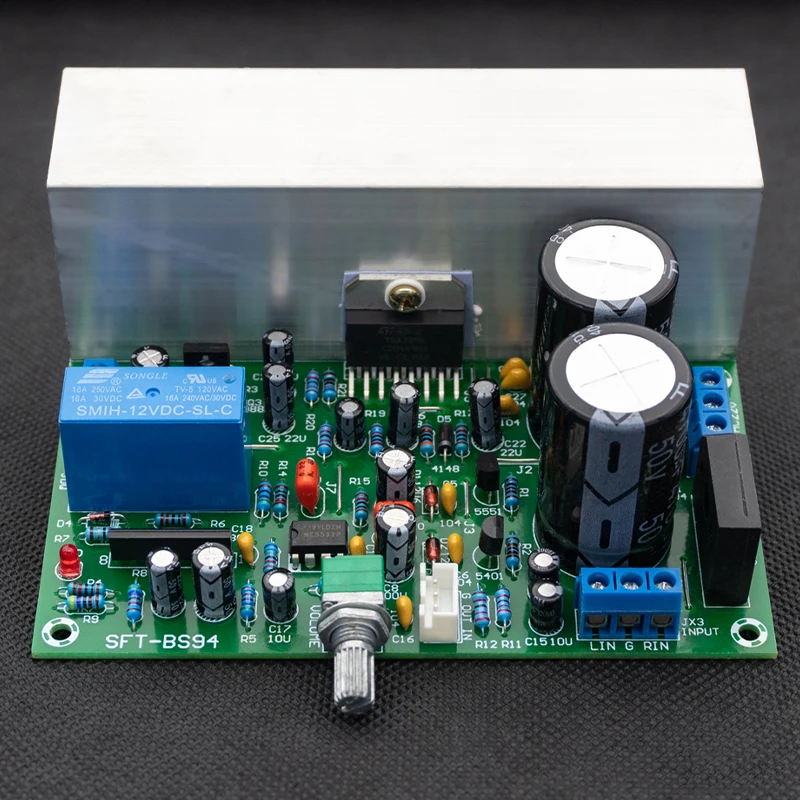 100W TDA7294 NE5532 Super Bass Hifi Audio Amplifier Board Subwoofer 50-150Hz Power Amplificador Dual AC12-22V