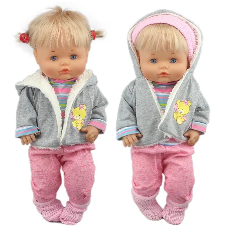 Precioso traje de ropa de invierno para muñeca Nenuco de 42 cm, accesorios para muñeca Nenuco y su Hermanita de 17 pulgadas