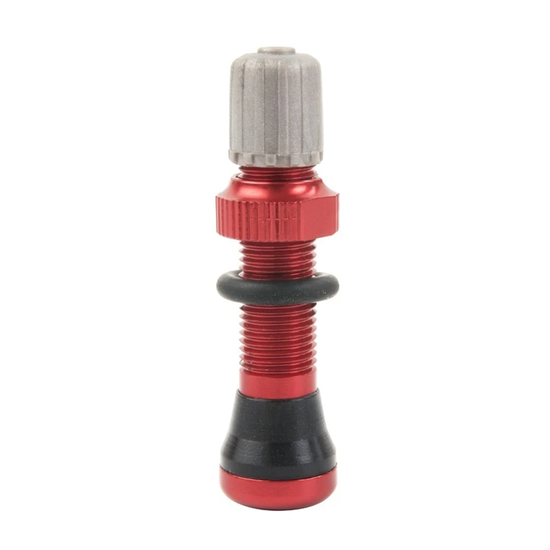 1 Pair 40mm Tubeless Air Valve for Road Bike & MTB Tubeless Valve Stem Universal Schrader 10mm Base