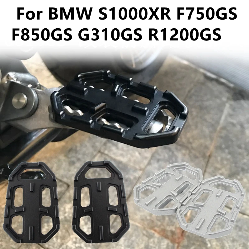 

Nordson Aluminum Motorcycle Billet Wide Foot Pegs Pedals Rest Footpegs for BMW G310GS F750GS F850GS R1200GS R Nine T Scrambler