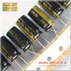 10PCS/30PCS Nichicon KW series 1000uF/25V audio electrolytic capacitor free shipping