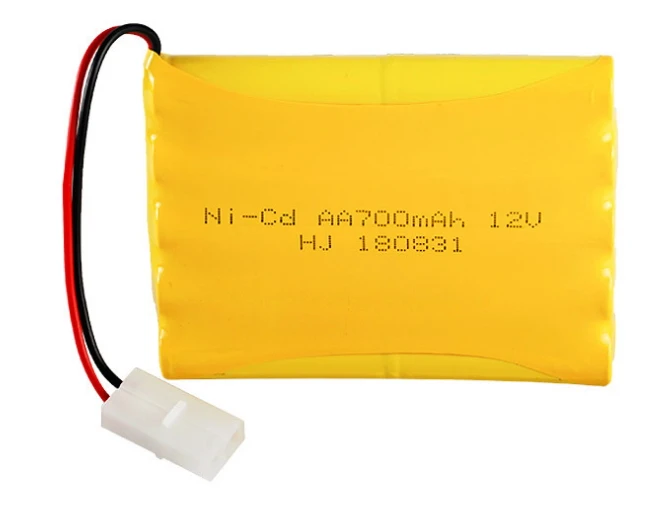 ترقية 12v 700mah البلى بطارية ل Rc لعب سيارات خزانات الشاحنات الروبوتات البنادق قوارب AA ني-CD 12v قابلة للشحن بطارية حزمة