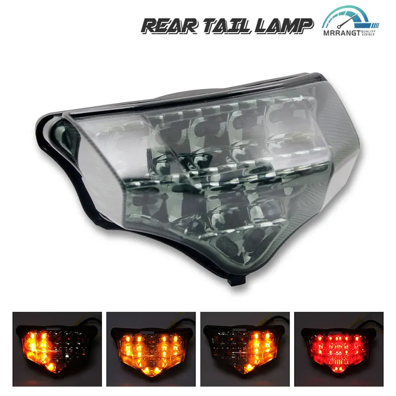 for Yamaha FZ600 FZ6 FAZER 2004 2005 2006 2007 2008 2009 Motorcycle LED taillights brake assembly with steering rear tail light