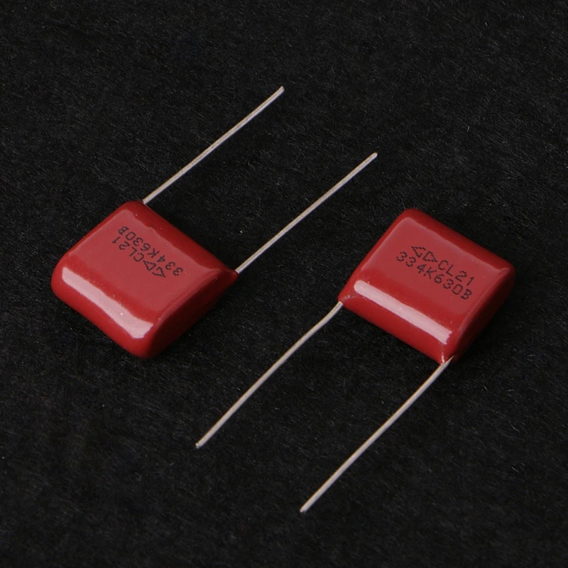 200pcs 25 Values 630V 0.001uf~2.2uf CBB Metal Film Capacitors Assortment Kit