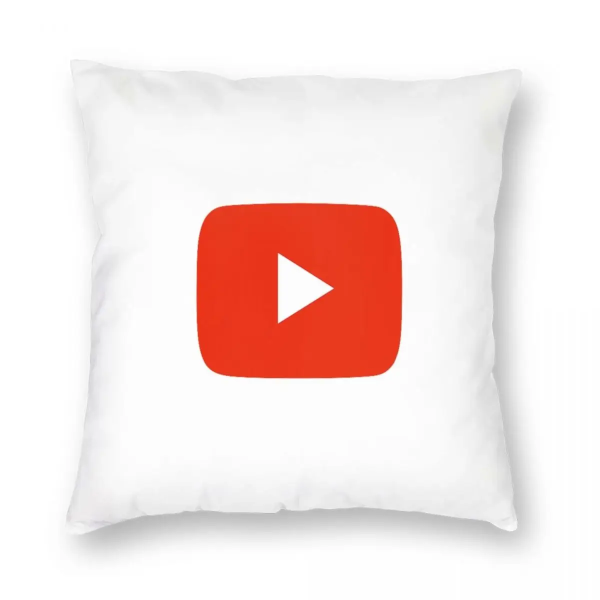 Youtube Play Button Square Pillowcase Polyester Linen Velvet Printed Zip Decor Pillow Case Home Cushion Cover