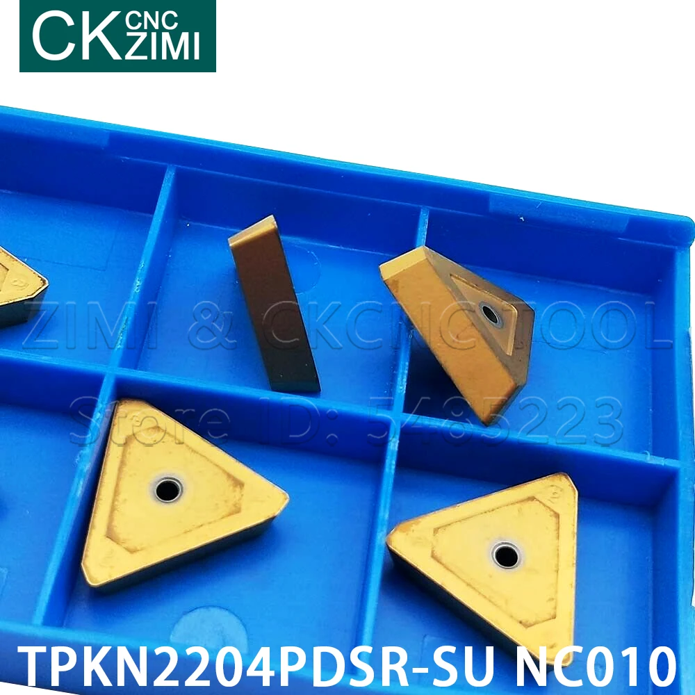 TPKN2204PDSR-SU NC010 carbide inserts milling inserts tools cutter lathe blade CNC tools Cutting Turning Tools TPKN 2204 PDSR