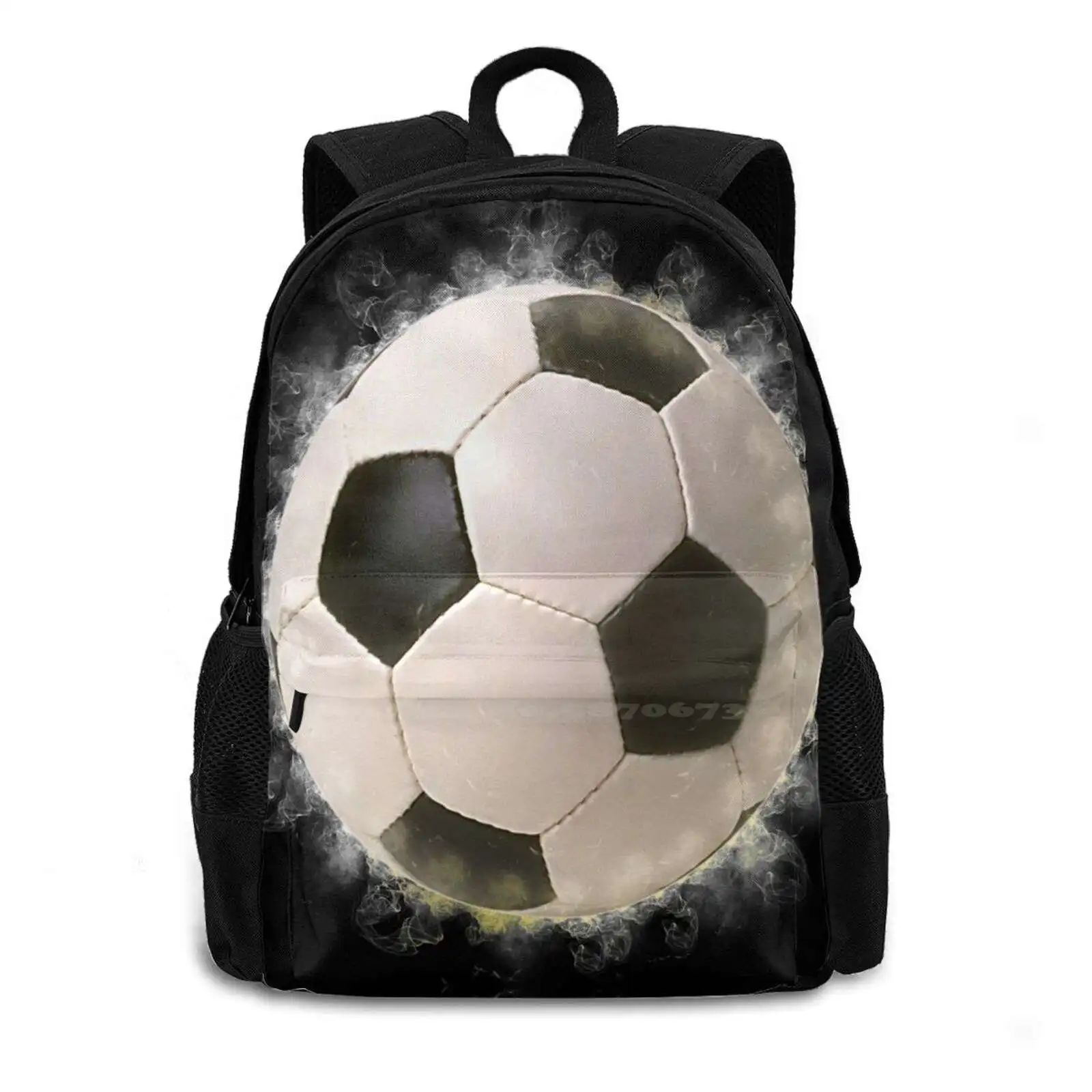 Football Smoky School Bags Travel Laptop Backpack Football Smoky Bestselling Bestseller Players Legend Teams Sports Unitedstate