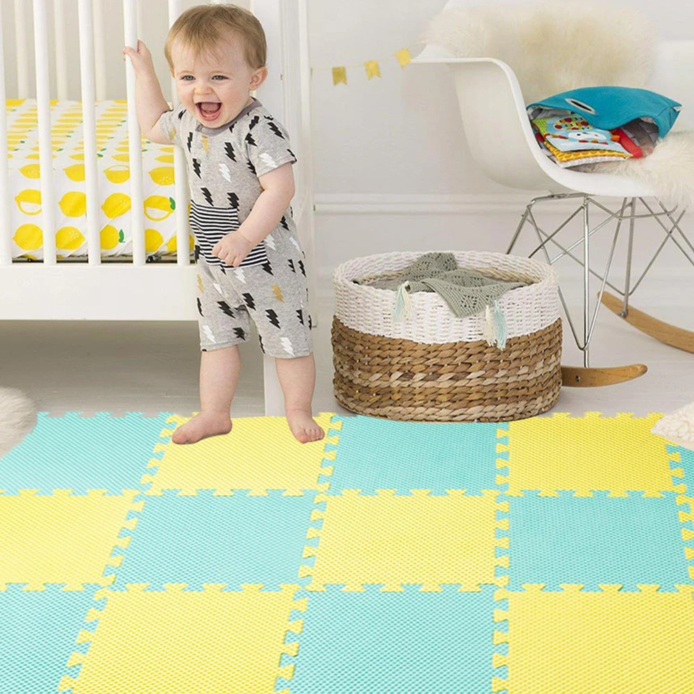 Oligpolymères de jeu pour bébé, puzzle pour enfants, développement, doux, tapis, sécurité, 10 pièces/lot