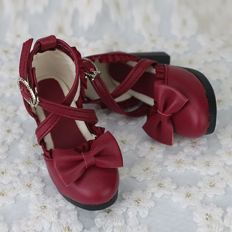 1/4 BJD Shoes MSD lolita bow shoes Supper Dollfie DREAM DK SOOM DOD Dollmore Luts AOD DZ MID AF