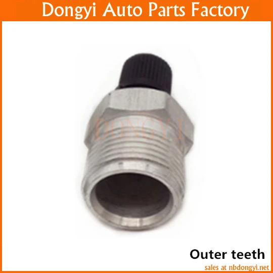 Auto Air Conditioning Leak Detection Plug Leak Plugging Connector For R134a Inner teeth / Outer teeth 3/8