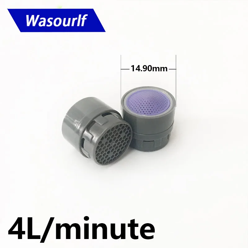 WASOURLF 6 PCS Aerator do kranu oszczędzający wodę 4L 6L Gwint męski Gwint żeński Część kranu Wylewka Bąbelkowa Akcesoria Umywalka Część montażowa kuchni