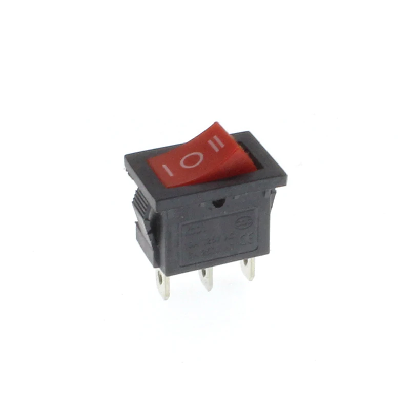 10 teile/los KCD1 2 Pin 250V 3A 21*15 Snap Rocker Schalter Auf Off Interruptor Reed Interupteur Schakelaar