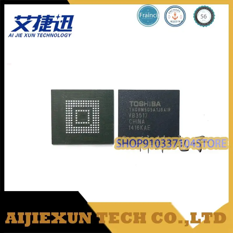 

2pcs/lot THGBM5G5A1JBAIR 4G 153BGA memory IC chips new and origianl