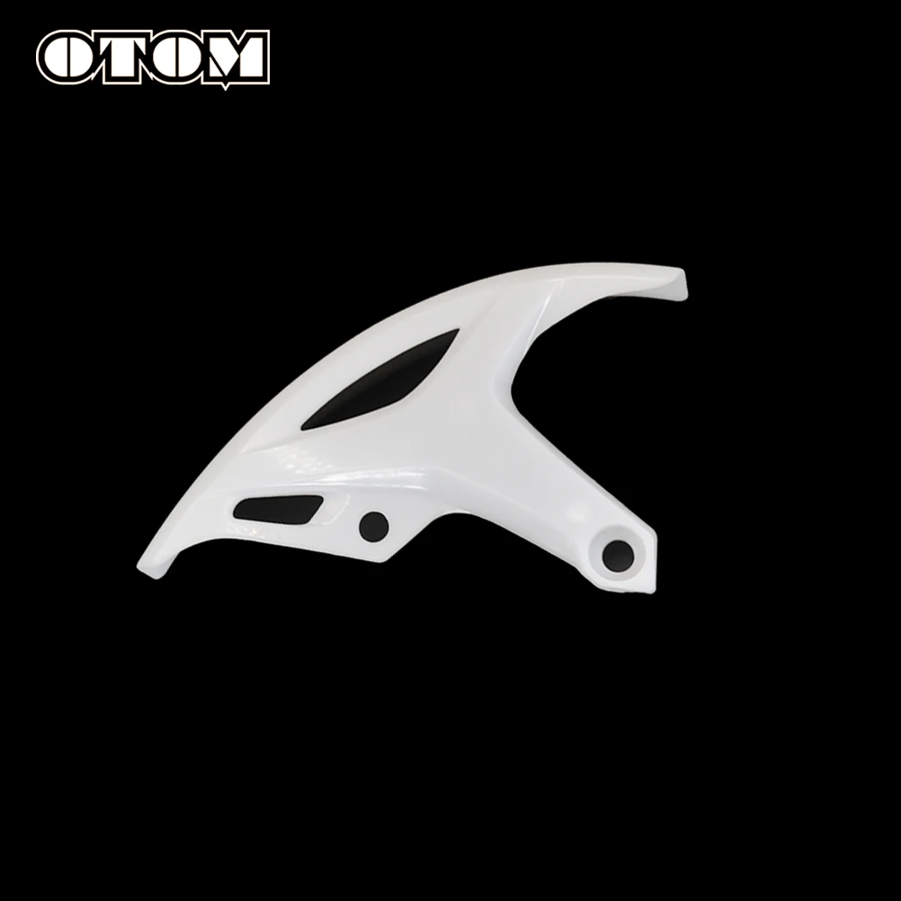 OTOM Motorcycle Rear Brake Disc Protective Cover Rotor Guard Lid For HONDA CR125 CR250 CRF250R CRF250X CRF450R Motorbike