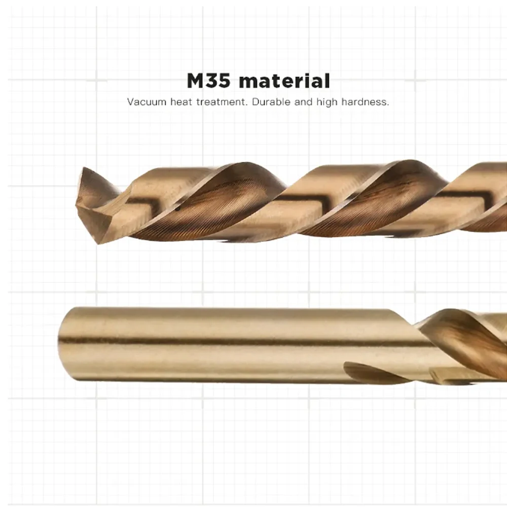 Punte da trapano professionali da 15mm da 1.5mm a 10mm hss-co cobalto varie dimensioni metallo plastica legno
