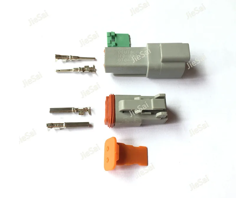 2 Pin Female Male DT Series Waterprooof Auto Plugs Car Connector DT04-2P AT04-2P DT06-2S AT06-2S For Deutsch