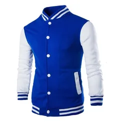 Bluzy męskie kurtka baseballowa mężczyźni Fashion Design wino czerwone męskie Slim Fit College kurtka Varsity mężczyźni Harajuku Boy bluza