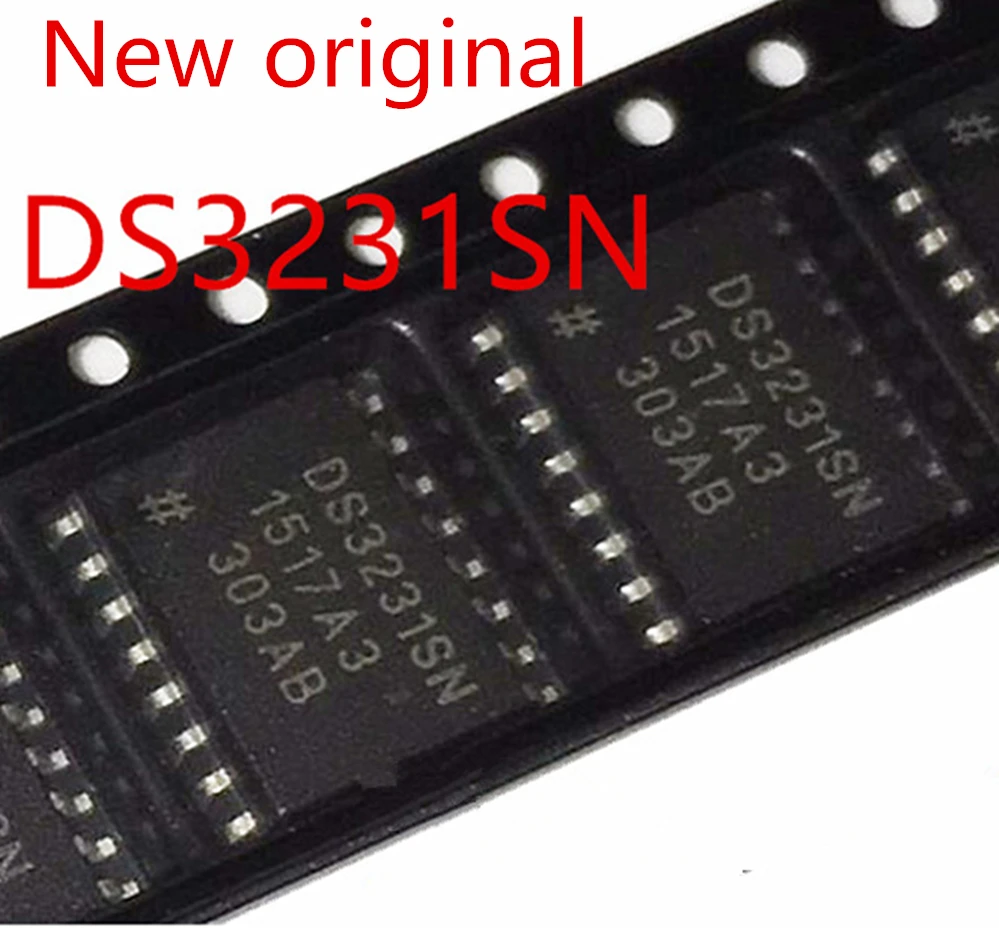 5PCS New   original   Clock/Timing-Real-time clock IC chip DS3231SN DS3231  DS3231N  SOP-16