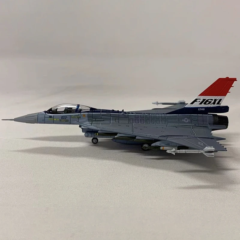 

Diecast 1/144 Scale US Air Force F16XL F-16XL XL-1 Alloy Fighter Aircraft Model Metal Toys Airplane for Collectible Display