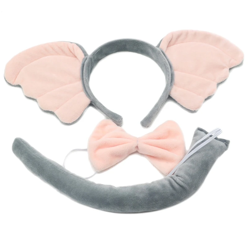 2022 New 3 Pcs Soft Elephant Hair Band Set for Holiday Events Prom Dance Recitals and Concerts Great for Halloween Christmas