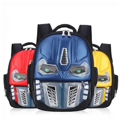 Waterproof 3D Cartoon Robot School Bags for Boys Cool Children Backpacks Kids Schoolbag Mochilas Escolar Infantil