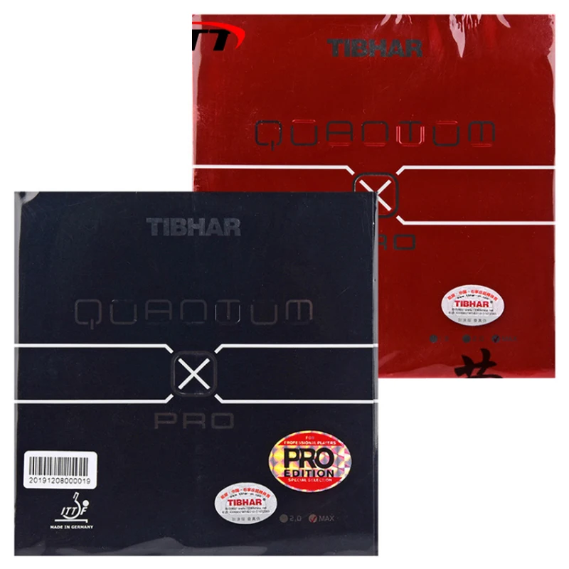 Tibhar quantum x pro edition table tennis rubber sticky rubber fast attack with loop ping pong game