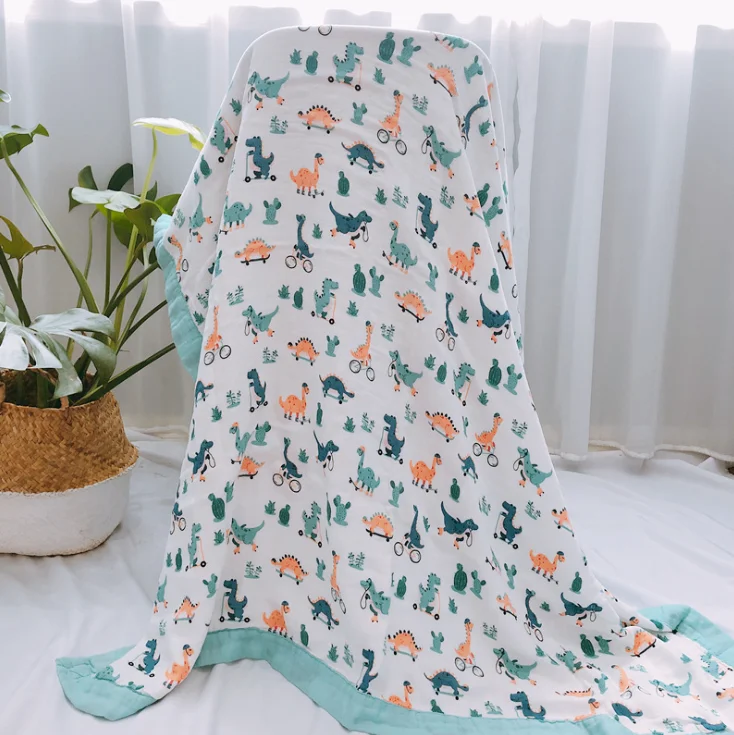 Warm Blanket baby muslin blanket quilt four layer bamboo Muslin Tree swaddle better than Anais Baby/bamboo Blanket Infant Wrap